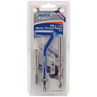 Draper Metric Thread Repair Kit, M8 x 1.25 21721 Draper - Town Tools
