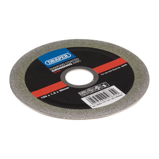 Draper Diamond-Coated Grinding Disc, 100 x 1.2 x 20mm 03352 Draper - Town Tools