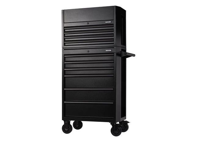 Draper Bunker 10 Drawer Combined Roller Cabinet and Tool Chest, 26", Black Draper - Town Tools