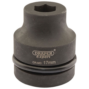 Draper Expert HI-TORQ 6 Point Impact Socket, 1" Sq. Dr., 17mm Draper - Town Tools