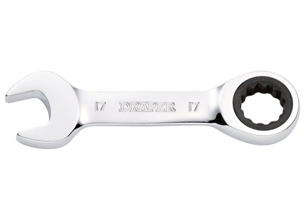 Draper 17MM STUBBY RATCHETING SPANNER Draper - Town Tools