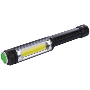 Draper COB LED Aluminium Worklight, 5W, 400 Lumens, 3 x AA Batteries Supplied Draper - Town Tools