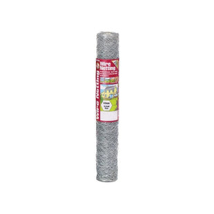 Gardman Galvanised Wire Netting 50mm² Hexagon, 10 x 0.6m Gardman - RockBottom Northampton
