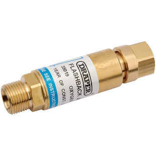 Draper In-Line Oxygen Flashback Arrestor 35019 Draper - Town Tools