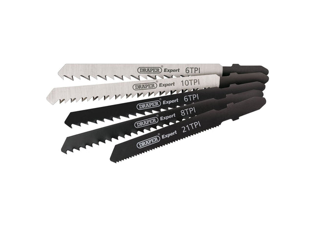 Draper Assorted Jigsaw Blade Set (5 Piece) 81734 Draper - Town Tools