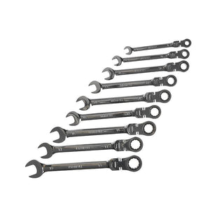 Faithfull Ratchet Combination Spanner Flex Head Set, 9 Piece Faithfull - RockBottom Northampton