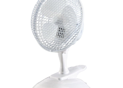 Draper 230V Clip-On Desk Fan, 6"/150mm, 15W 08710 Draper - Town Tools