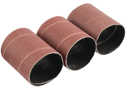 Draper Aluminium Oxide Sanding Sleeves, 45 x 60mm, 240 Grit (Pack of 3) 93357 Draper - Town Tools