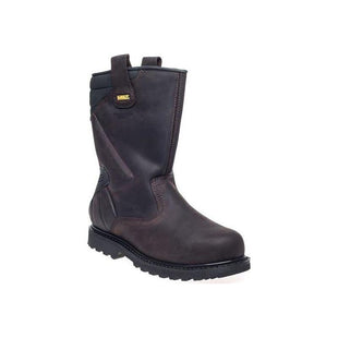 Dewalt Power Tools Classic Rigger Safety Boots Brown UK 10 EUR 45 DeWALT Power Tools - RockBottom Northampton