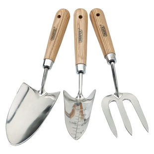 Draper Stainless Steel Hand Fork and Trowels Set with Ash Handles (3 Piece) Draper - Town Tools
