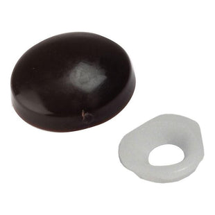 Forgefix Domed Cover Cap Black No. 6-8 Bag 25 ForgeFix - RockBottom Northampton