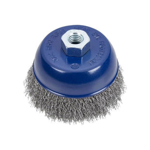 Bluespot Tools Steel Wire Cup Brush 100mm M14 X 2 BlueSpot Tools - RockBottom Northampton