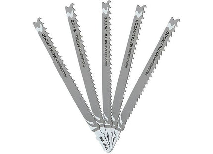 Dewalt Power Tools HCS Progressor Tooth Jigsaw Blades Pack of 5 T345XF DeWALT Power Tools - RockBottom Northampton