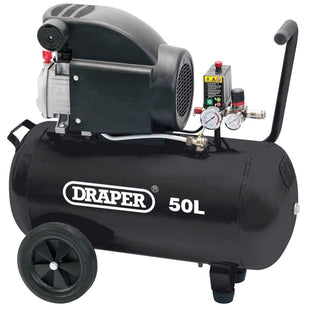 Draper Direct Drive Oiled Air Compressor, 50L, 1.5kW 24981 Draper - Town Tools