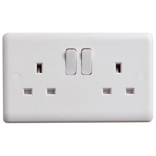 Deta Vimark Switched Socket 2-Gang 13A Deta Vimark - RockBottom Northampton