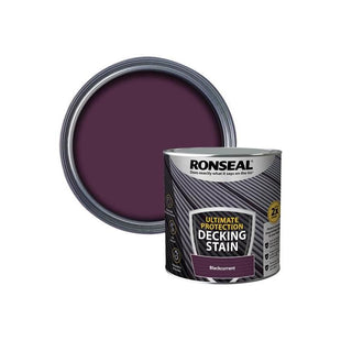 Ronseal Ultimate Protection Decking Stain Blackcurrant 2.5 litre Ronseal - RockBottom Nothampton