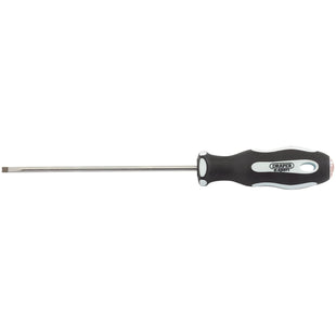 Draper Plain Slot Soft Grip Parallel Tip Screwdriver, 3 x 100mm 34972 Draper - Town Tools