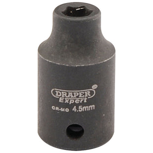 Draper Expert HI-TORQ 6 Point Impact Socket, 1/4" Sq. Dr., 4.5mm Draper - Town Tools