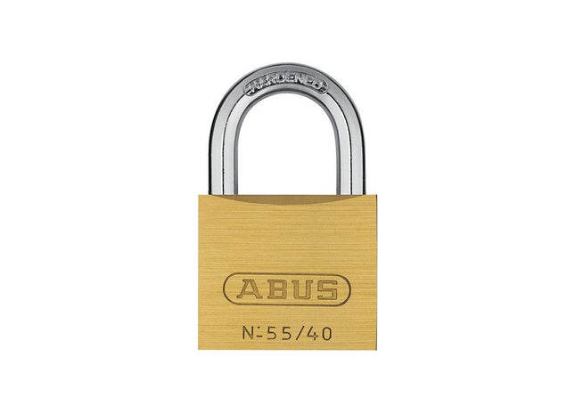 Abus Mechanical 55/40mm Brass Padlock ABUS Mechanical - RockBottom Northampton