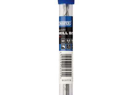 Draper TCT Masonry Drill Bit, 6.0 x 100mm Draper - Town Tools