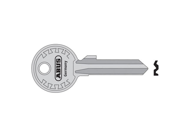 Abus Mechanical 24/70-82/63-92/65 Key Blank 00906 ABUS Mechanical - RockBottom Northampton