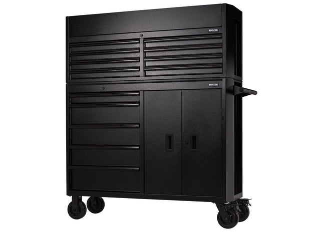 Draper Bunker 13 Drawer Combined Roller Cabinet and Tool Chest, 52", Black Draper - Town Tools