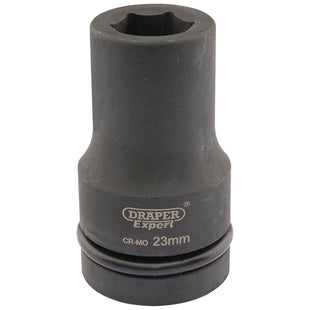 Draper Expert HI-TORQ 6 Point Deep Impact Socket, 1" Sq. Dr., 23mm Draper - Town Tools