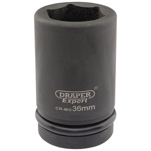 Draper Expert HI-TORQ 6 Point Deep Impact Socket, 1" Sq. Dr., 36mm Draper - Town Tools