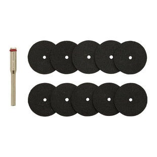 Draper Cutting Wheels and Holder for D20 Engraver/Grinder (10 Piece) Draper - Town Tools