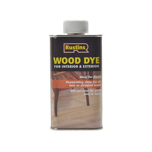 Rustins Wood Dye Dark Teak 250ml Rustins - RockBottom Nothampton
