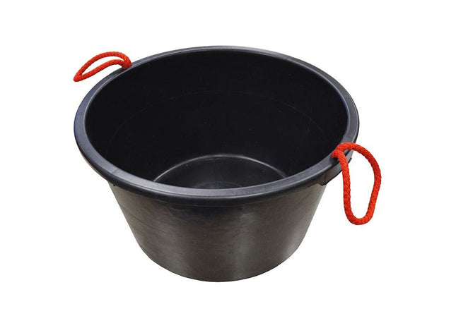 Faithfull Builder's Bucket 40 litre (9 gallon) - Black Faithfull - RockBottom Northampton