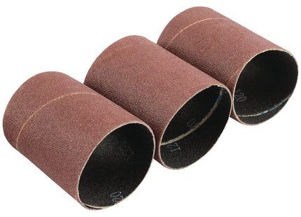 Draper Aluminium Oxide Sanding Sleeves, 45 x 60mm, 120 Grit (Pack of 3) 93354 Draper - Town Tools