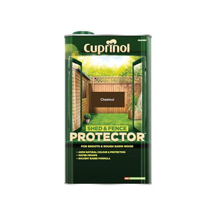 Cuprinol Shed & Fence Protector Chestnut 5 litre Cuprinol - RockBottom Northampton