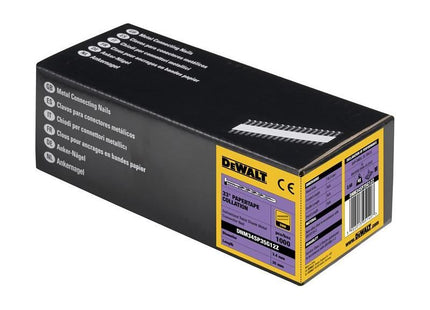 Dewalt Power Tools Galvanised Metal Connector Twist Nail 3.4 x 35mm (Pack 1000) DeWALT Power Tools - RockBottom Northampton