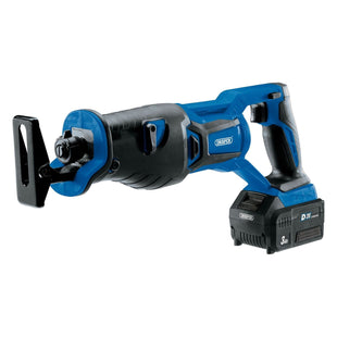 Draper D20 20V Brushless Reciprocating Saw, 1 x 3.0Ah Battery, 1 x Fast Charger Draper - Town Tools
