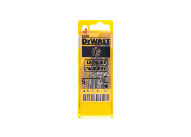 Dewalt Power Tools Extreme Masonry Drill Bit Set, 5 Piece DeWALT Power Tools - RockBottom Northampton