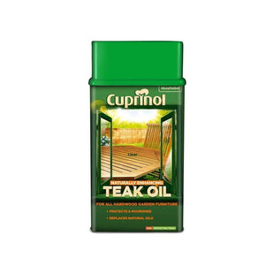 Cuprinol Naturally Enhancing Teak Oil Clear 1 litre Cuprinol - RockBottom Northampton