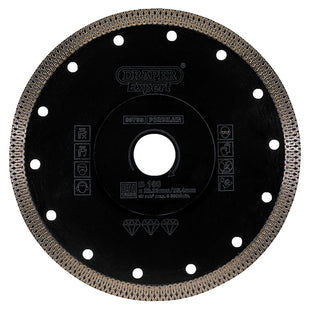 Draper Turbo-X Porcelain Diamond Blade, 180mm 99793 Draper - Town Tools
