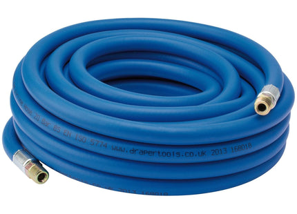 Draper Air Line Hose, 10m, 1/4"/6mm Bore, 1/4" BSP 38282 Draper - Town Tools