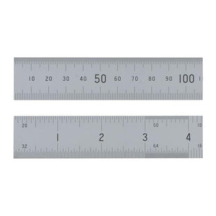 Fisher Satin Chrome Rule 300mm/12in Fisher - RockBottom Northampton