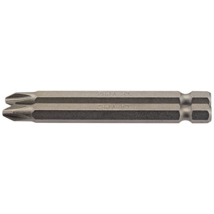 Draper Cross Slot Insert Bit, 1/4" Hex, 75mm Long, No.2 (Pack of 2) 64315 Draper - Town Tools