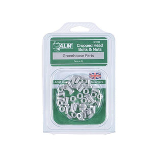 Alm Manufacturing GH003 Cropped Glaze Bolts & Nuts Pack of 20 ALM Manufacturing - RockBottom Northampton