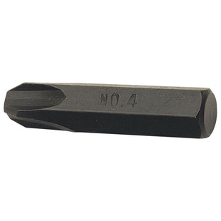 Draper Cross Slot Impact Screwdriver Bit, No.4 10820 Draper - Town Tools