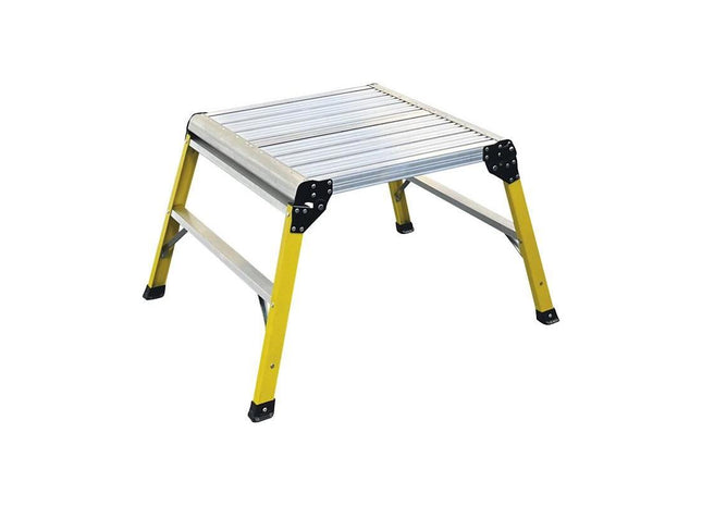 Zarges Fibreglass Hop-up Work Platform 600 x 600mm Zarges - RockBottom Northampton