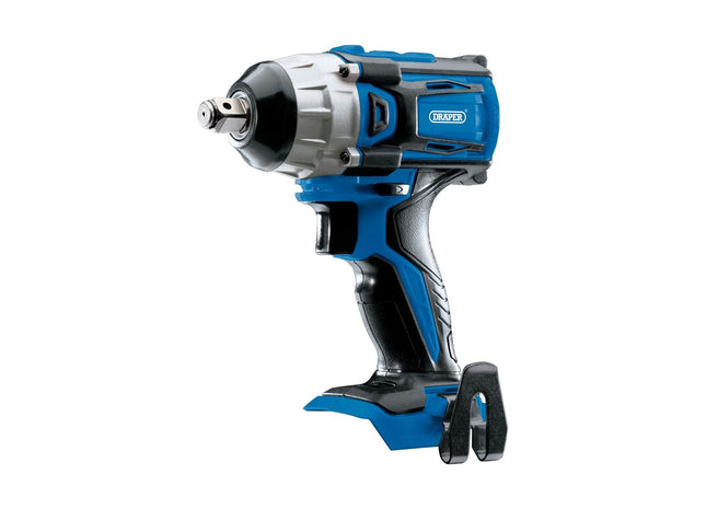Draper D20 20V Brushless Impact Wrench, 1/2" Sq. Dr., 250Nm (Sold Bare) 86928 Draper - Town Tools