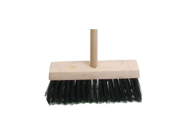 Faithfull Broom PVC 325mm (13in) Head complete with Handle Faithfull - RockBottom Northampton