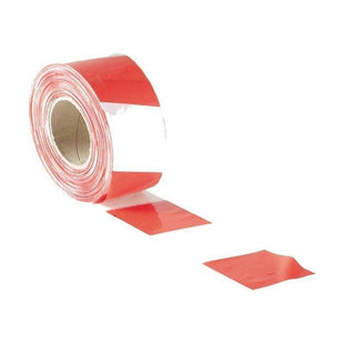 Faithfull Barrier Tape 70mm x 500m Red & White Faithfull - RockBottom Northampton