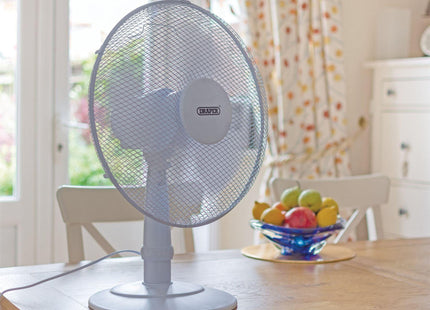 Draper 230V Desk Fan, 16"/400mm, 45W 09111 Draper - Town Tools