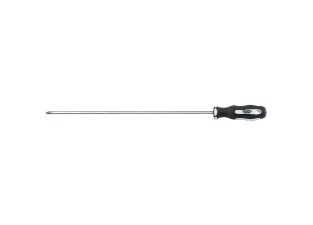 Draper Cross Slot Extra Long Reach Soft Grip Screwdriver, No.2 x 450mm 63594 Draper - Town Tools
