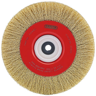 Draper Crimped Steel Wire Brushes, 200 x 25mm 33880 Draper - Town Tools